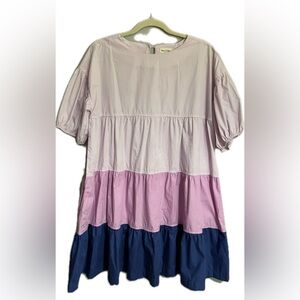 Loose multi color dress